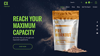 Sports & Fitness website templates - Sporting Goods Store