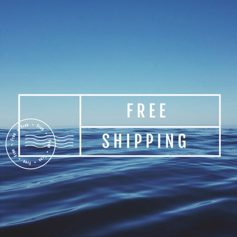 Tell site visitors that shipping is free with a social graphic